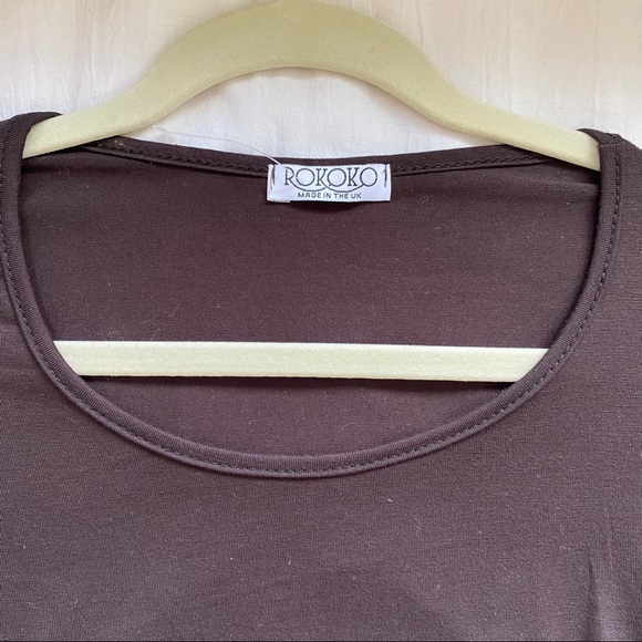 Brown super cropped long sleeve - Picture 2 of 3